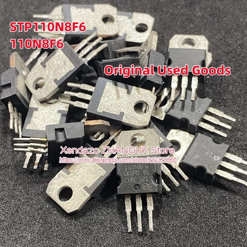 10pcs/lot Original STP100N8F6 100N8F6 STP110N8F6 110N8F6 MOSFET N-CH 80V 100A 110A TO220