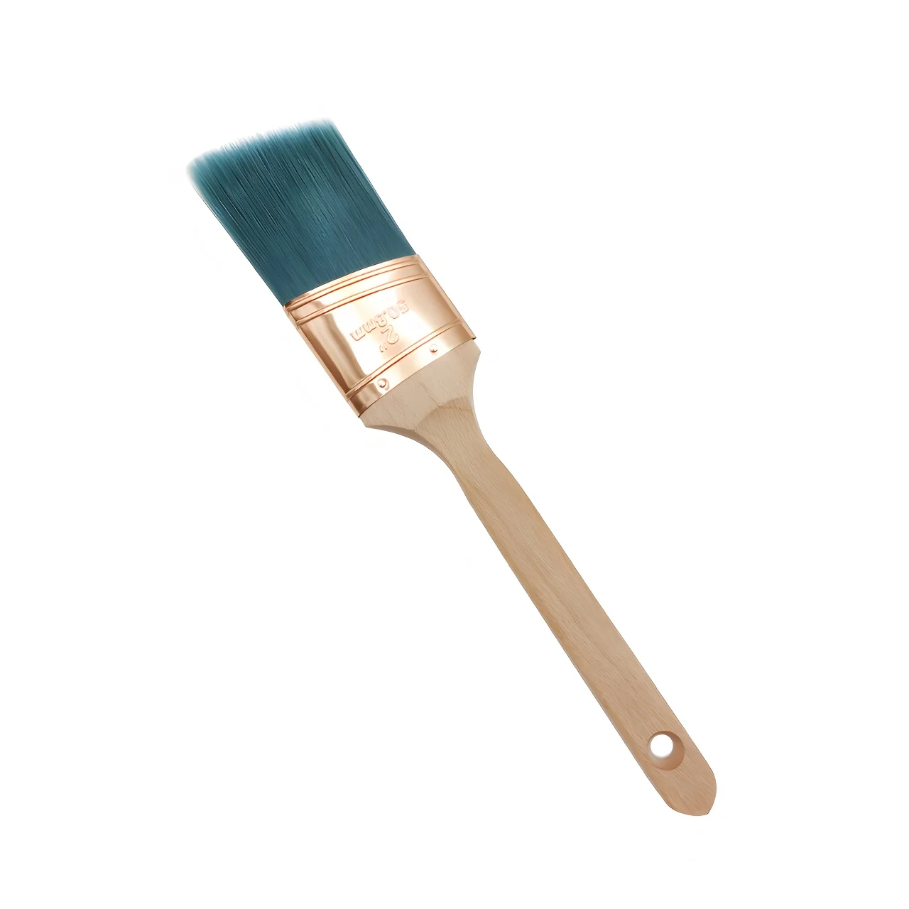 

1pc Portable Practical Professional Wood Paint Brush Wooden Painting Flat Angled Brush DIY Decorative Tool For Wall Furniture Pa