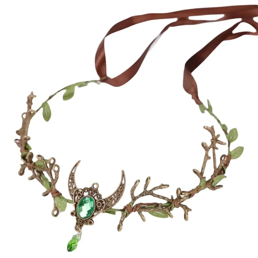 Forest Theme Elven Crown Fantasy Jewelry Vine Design Fantasy Headpiece Dress Accessory Forest Fairy Accessory Fairy-Themed Party