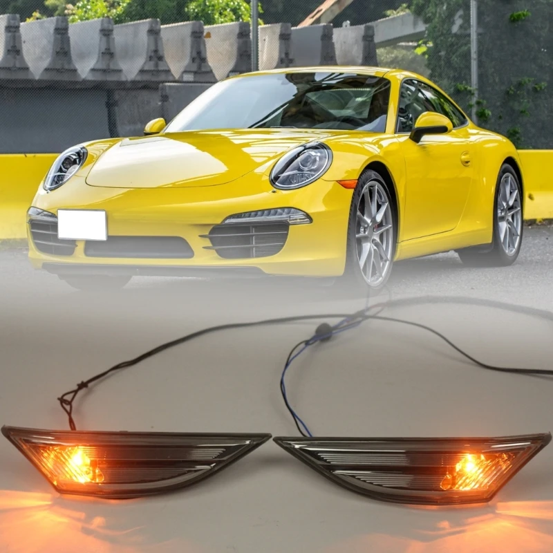 99163115502, 99163115602 Turn Light Assembly For Multiple Model Quick Mount LED Clear Side Marker Light D7YA