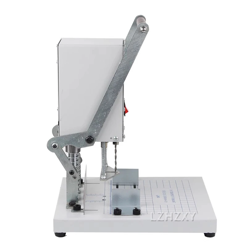 Electric Punching Machine QY-668B Financial Accounting Voucher Triangular Hole Threading Sealing Corner Binding Machine