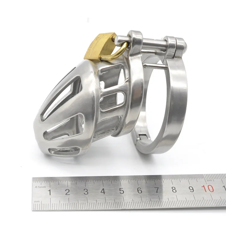 Manyjoy High Quality Stainless Steel Chastity Cock Cage Device Metal BON4M with 4 Size Rings BDSM Restraint Adult Sex Toys Men