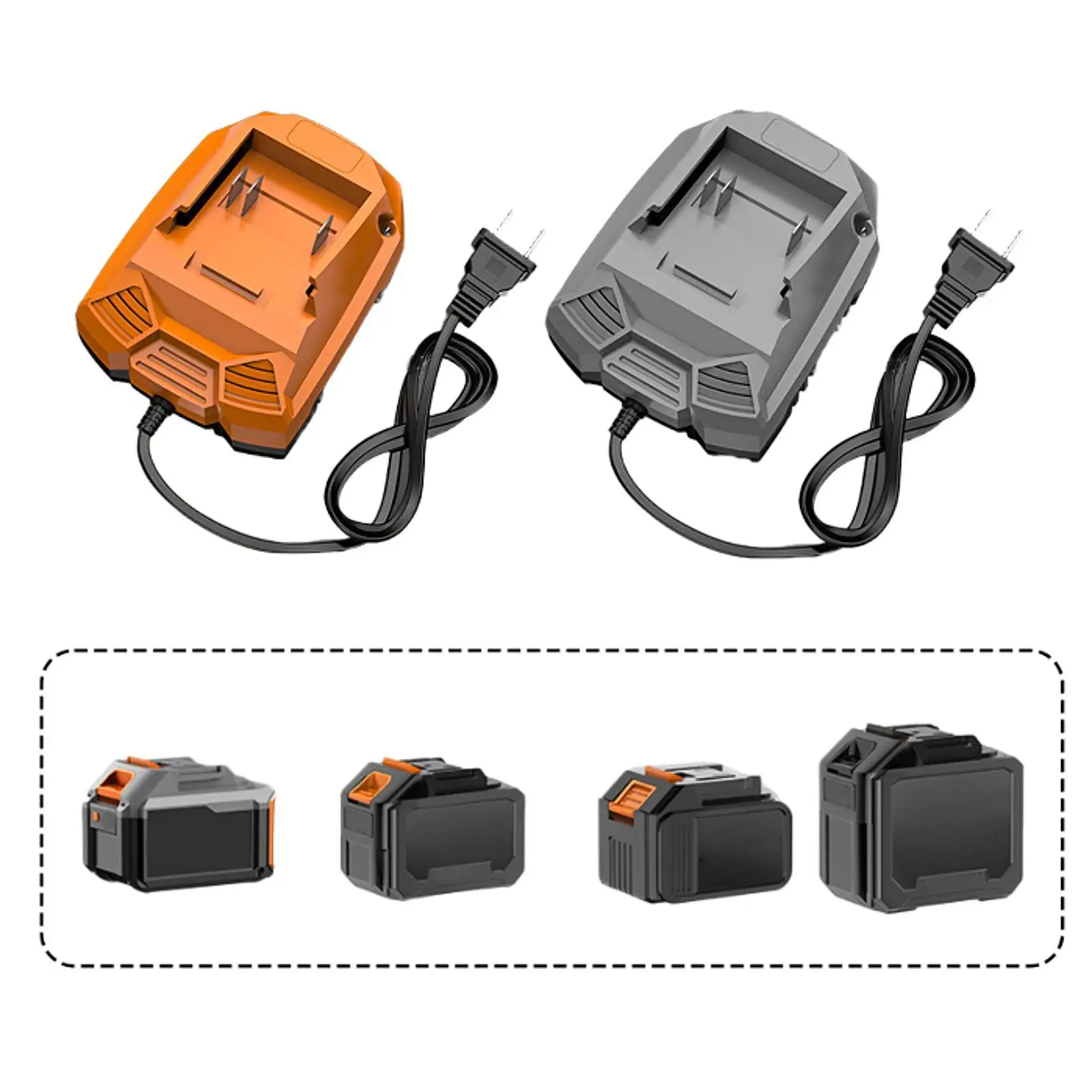 

21V Battery Charger Replace Parts High Performance Compact Multiple Protection Station Universal Electric Tools Charging Adapter