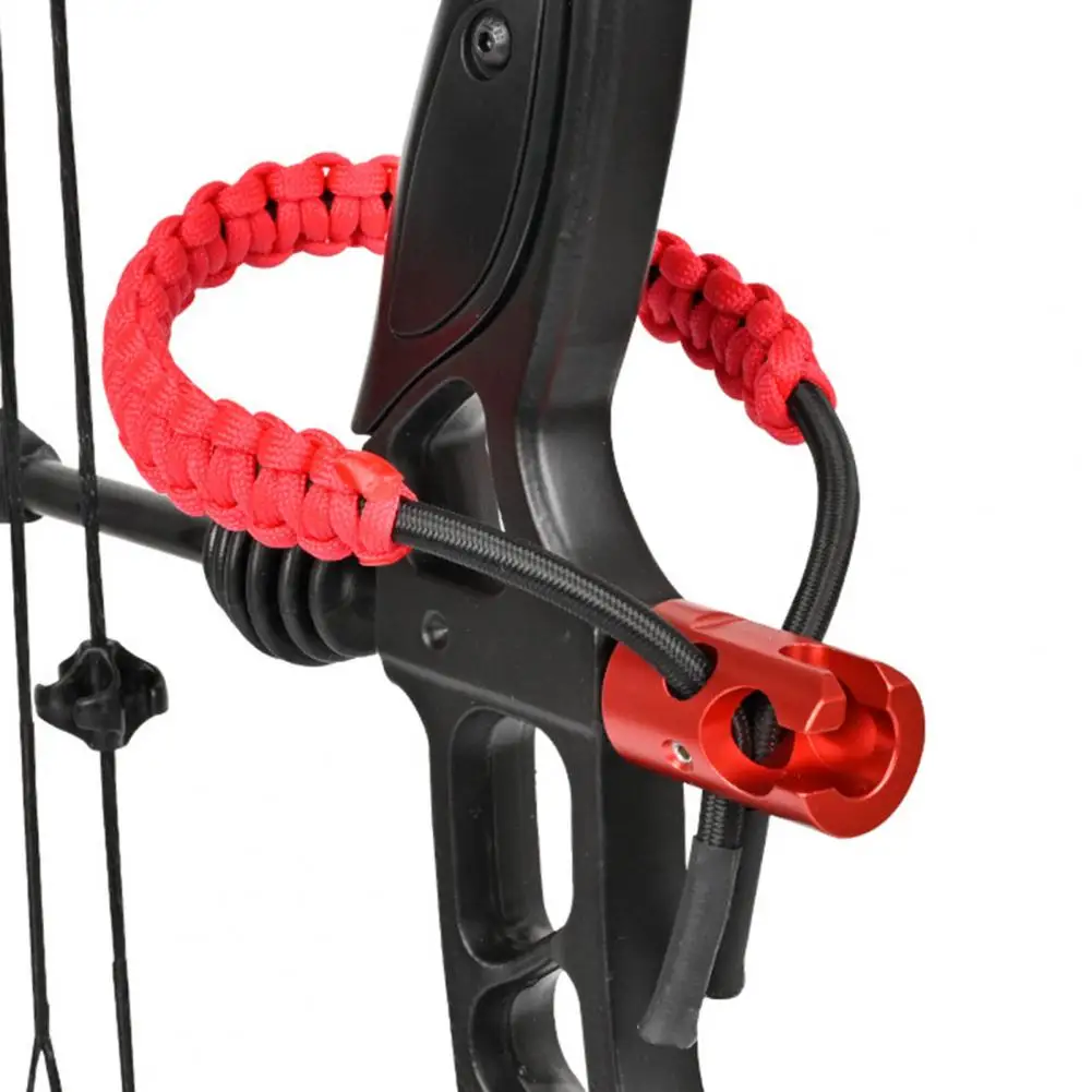 Quick Release Wrist Sling Adjustable Archery Bow Wrist Sling Quick Release Nylon Braided Strap Outdoor Target Hunting Recurve