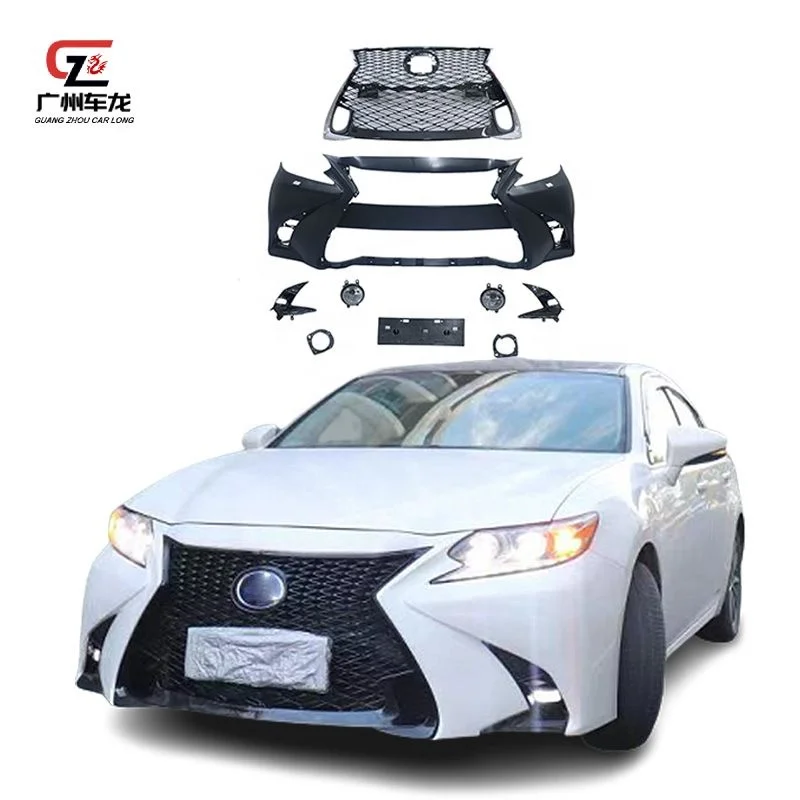

Old Upgrade New Car Body Kit for Lexus ES250 ES350 2013-2017 to GSF Style Front Bumper