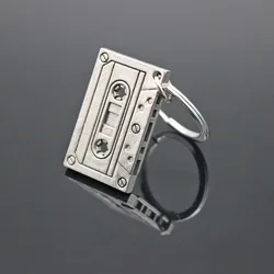 Vintage Audiotape Keychain Hipster Cool Personality Cool Style Couple Hip Hop Punk Keychain Pendant Jewelry Boutique Gift
