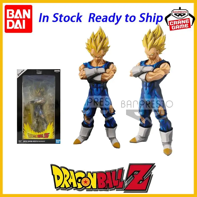 

В наличии Dragon Ball Bandai Banpresto Grandista Vegeta Super Saiyan фигурка-18 см ПВХ аниме модель Коллекционная игрушка в подарок