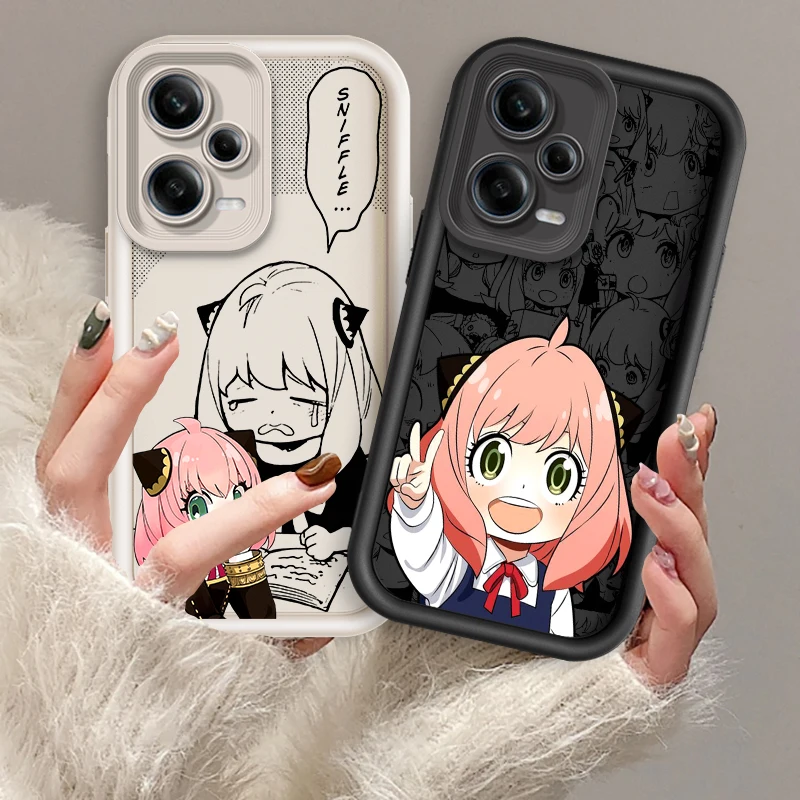 Anime Spy X Family Anya Eye Ladder For Xiaomi Redmi Note 13 12 12C 11 11S 10 10C 10A 9C 9A Pro 5G Soft Phone Case