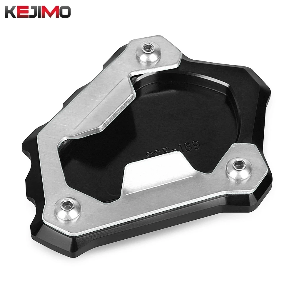 Scrambler 1200 XC 1200XE 1200 XE 2018-2023 Aluminum Kickstand Sidestand Stand Extension Enlarger Pad For Scrambler 1200 1200XC