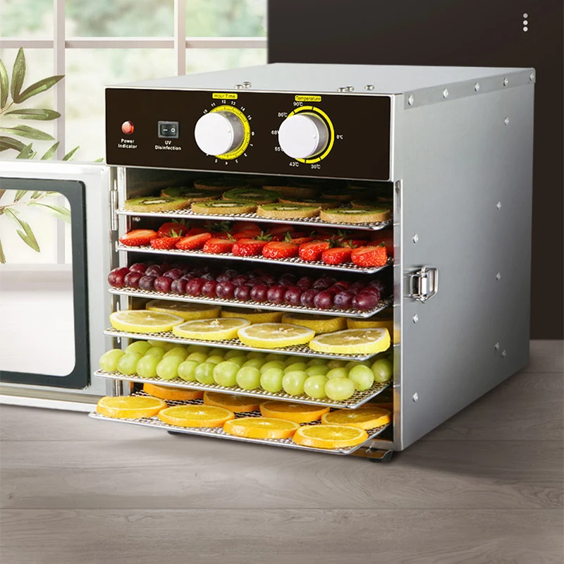 6-слойный дегидратор для пищевых продуктов, электрическая сушилка, дегидраторы, электрическая сушилка для фруктов для еды, говядины, вяленого мяса, фруктов и овощей