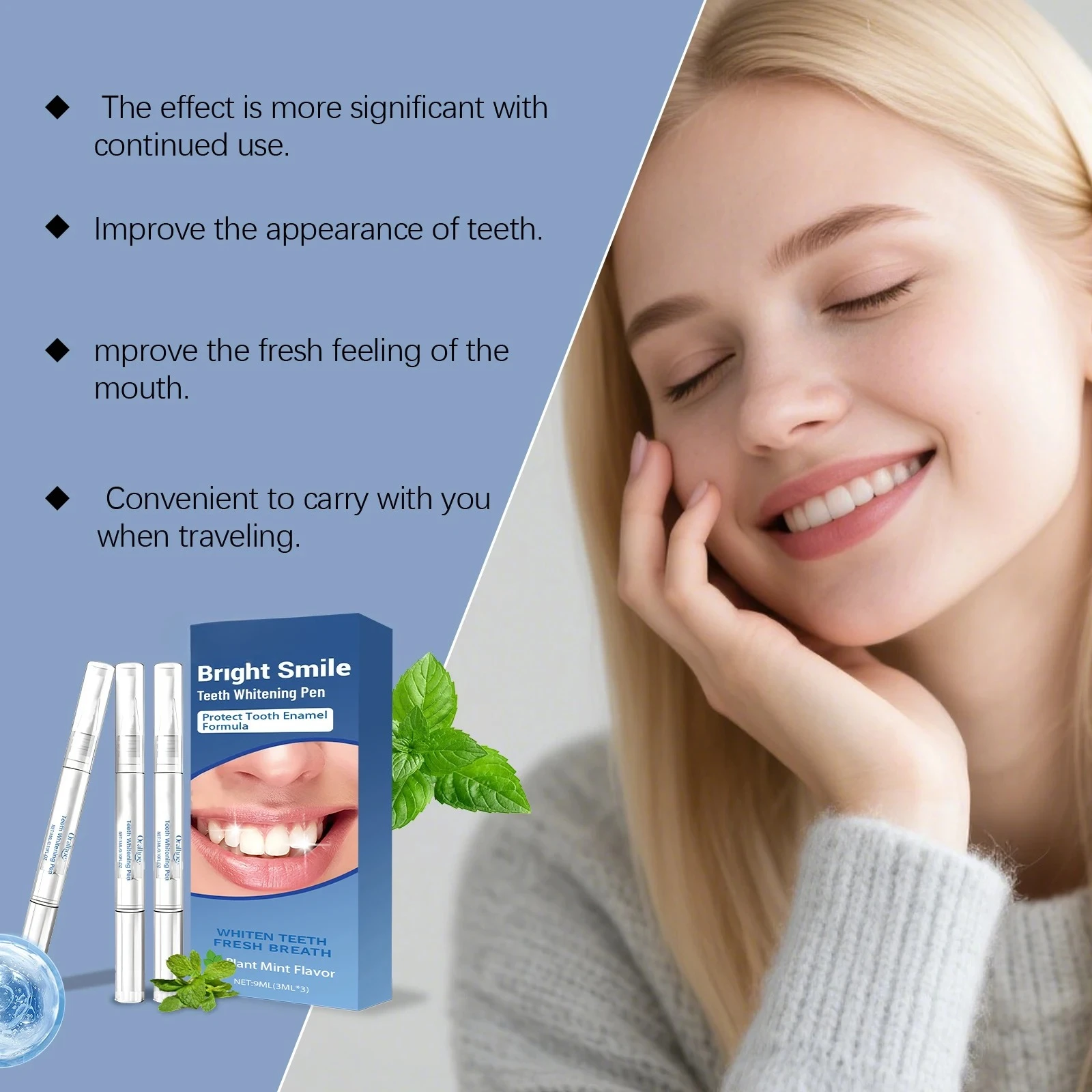 ホワイトニング歯ペン 歯垢除去 コーヒーの汚れ除去 口臭予防 クリーニング 口腔衛生 白い笑顔 歯の漂白ケア