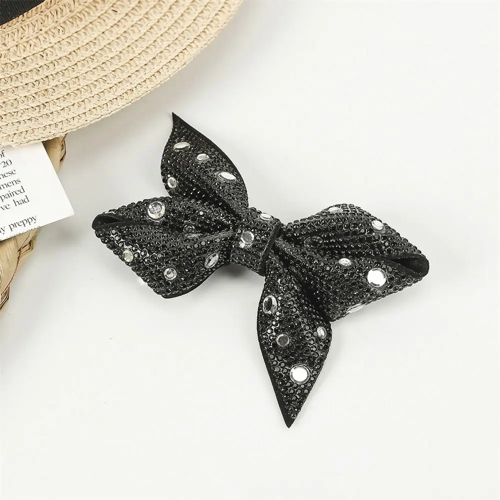 Rhinestone Shoes Decorations Handmade Shiny Bow Bow Shoes Charm DIY Bags/Clothes/Shoes Women