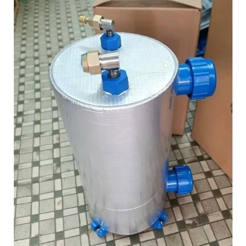 Industrial Aquaculture Titanium Heat Exchanger Titanium Tube Evaporator Small Fish Seafood Pond Constant Temp Water Chiller