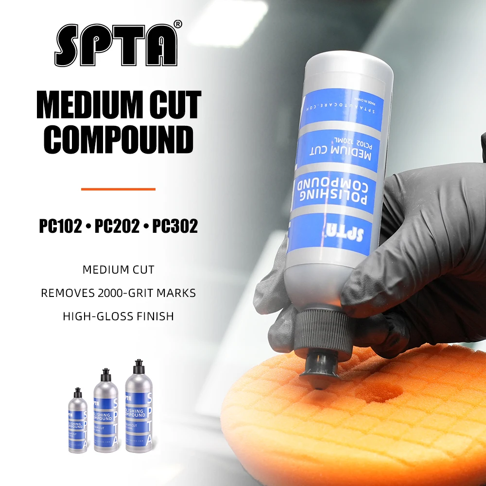 SPTA Car Paint Polishing Wax Car Polish and Wax Compound for Car Paint, Removes Surface Scratches and Swirl Marks