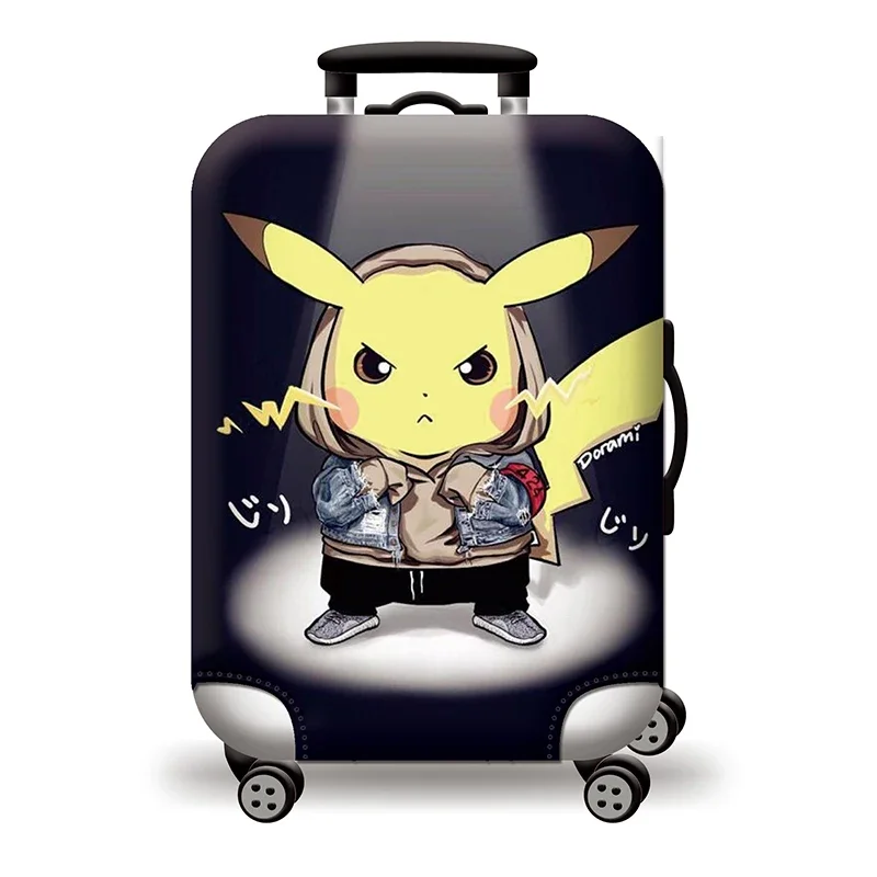 Pokemon Pikachu Travel Luggage Protective Cover Zipper Suit for 18-32 Inch Bag Suitcase Covers Trolley Cover Travel Accessories