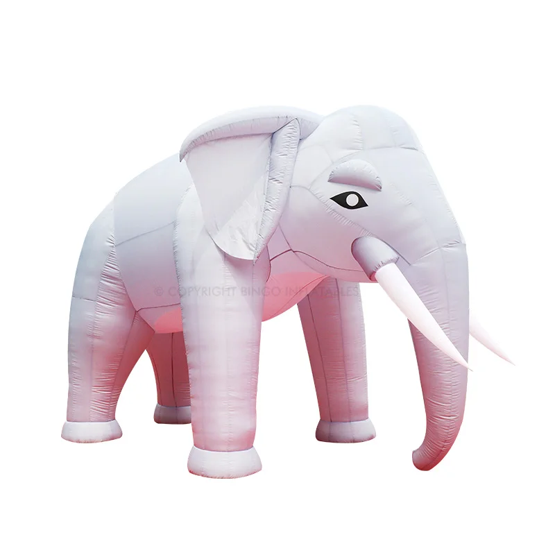 5.3x3.4x3.5mH Inflatable Gray Elephant Animal Toy Circus Inflatable Toys For Large Event Advertisement BG-C0025