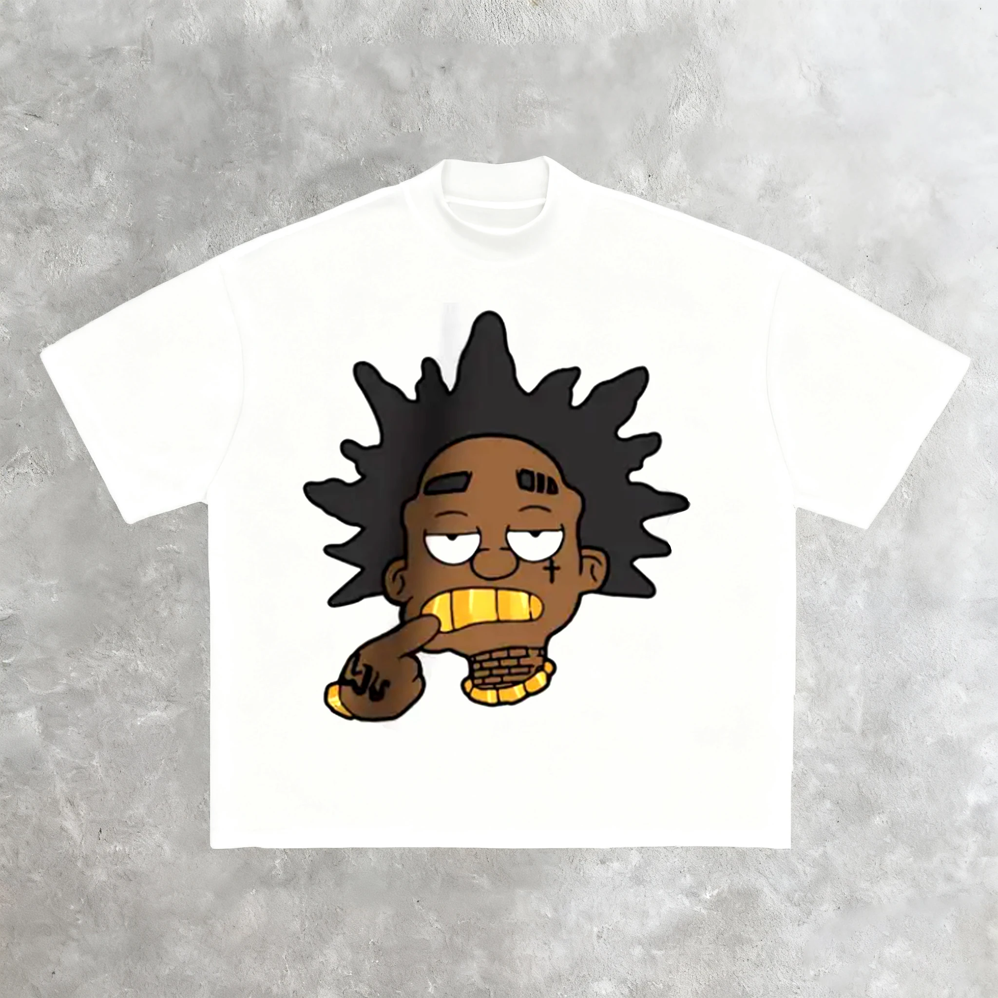 

Vintage Graphic Harajuku T-shirt Casual Summer Short Sleeve Men Women Y2K Hip Hop Tshirt Oversized Cotton Tee Tops Streetwear