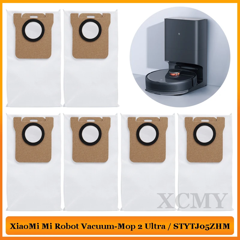 4.0L Dust Bag Replacement Accessories For XiaoMi Mi Robot Vacuum-Mop 2 Ultra Mijia STYTJ05ZHM Dust Box Dust Bin Trash Bag Parts