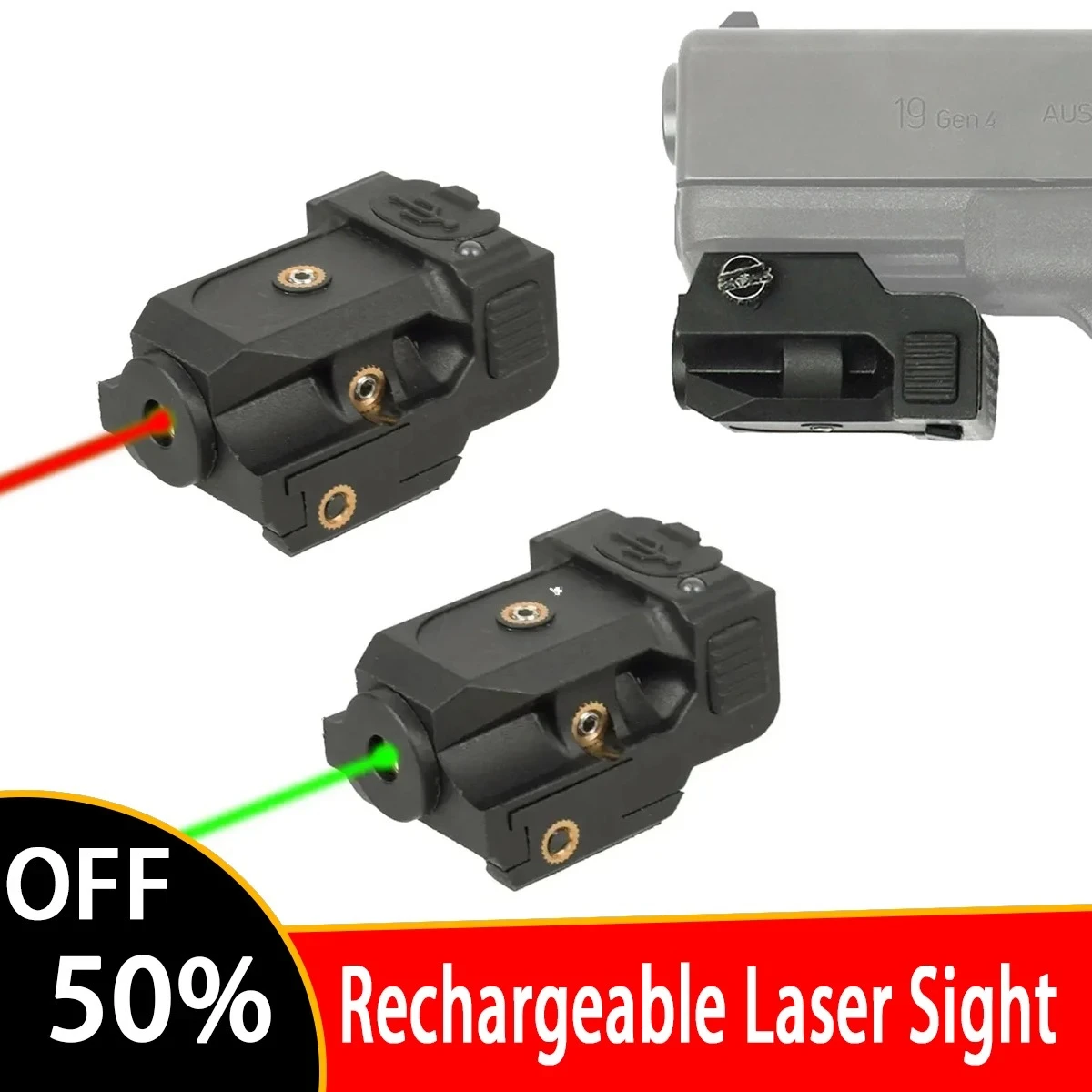 

HK P30 Пистолет Красный Зеленый Лазерный Прицел Охотничий Пистолет Лазерные Прицелы Прицел Для P320 CZ 75 SP-01 G17 G19 С Рейкой 20 мм