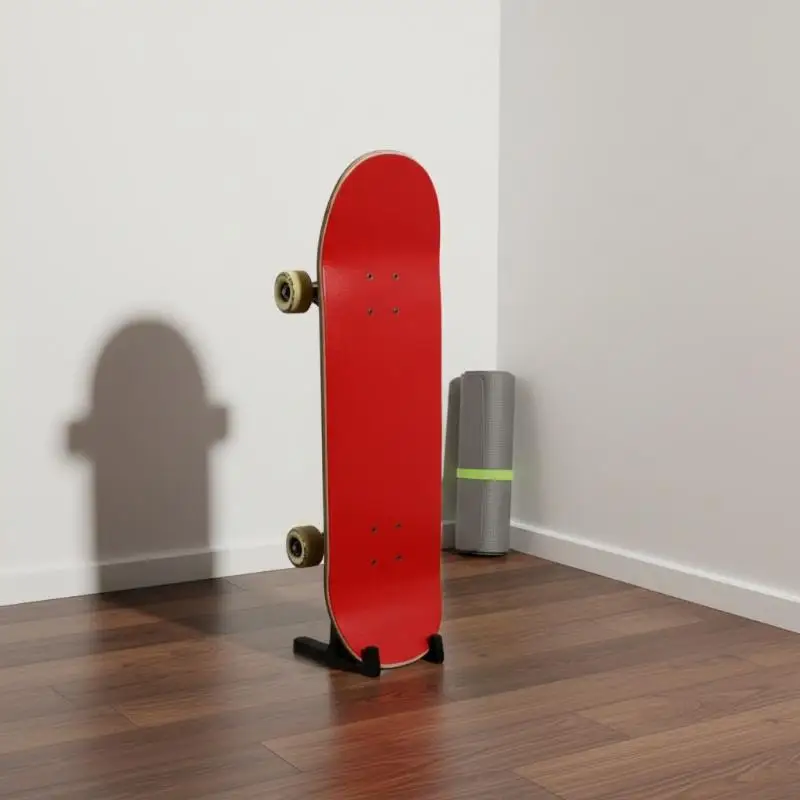 

Premium 3D Printed Vertical Skateboard Storage Unit - Perfect for Indoor and Skate park Organization
