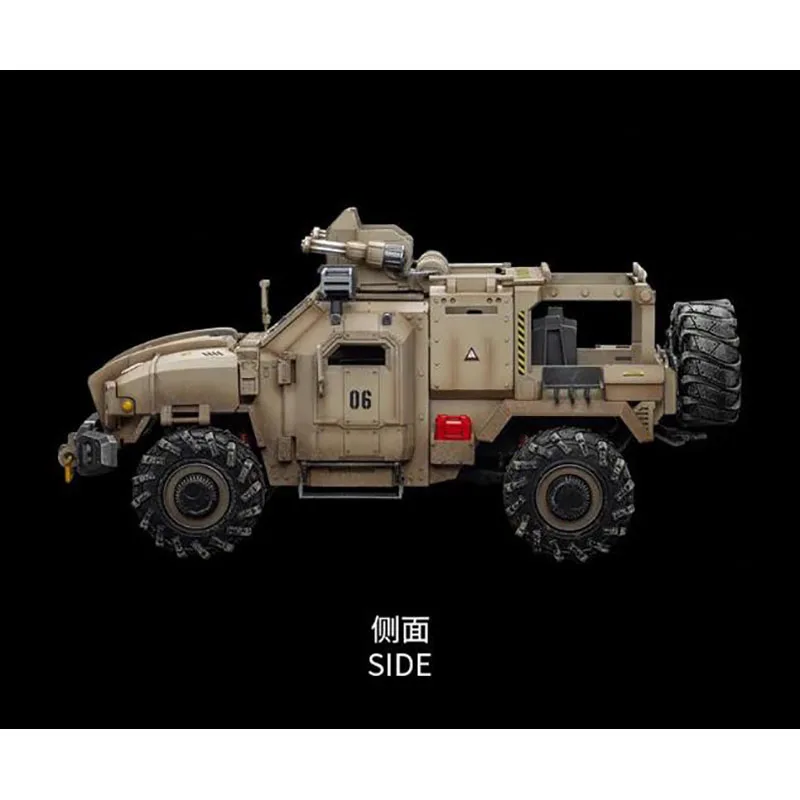 Original Genuine JOYTOY Cyclone Assault Armored Car 1/18 PVC Armored Vehicle Model Paired with Soldier Toys Birthday Gift