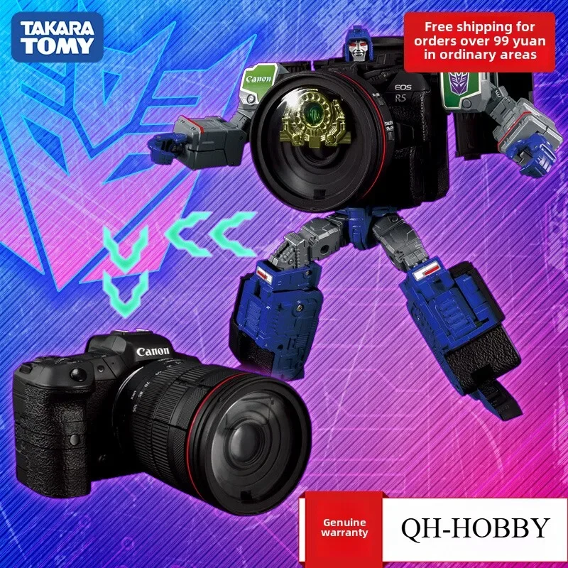 

TAKARA TOMY Genuine in Stock Transformers Canon Joint Edition EOSR5 DSLR Tiggo Camera Model Gifts Items for Children Party