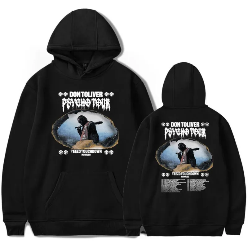 

Don Toliver Psycho Tour 2024 Hoodies Merch For Men/Women Unisex Cosplay Long Sleeve Sweatshirt Hooded Streetwear