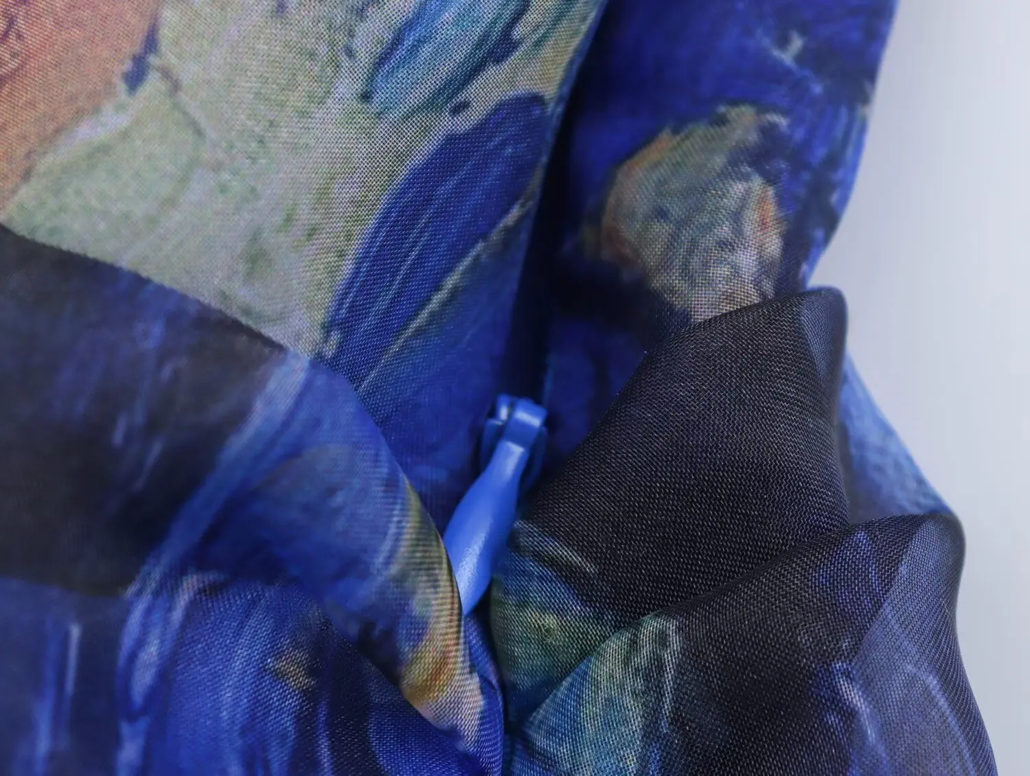 2025 estilo de férias verão vestido curto feminino retro manga longa com decote em v céu estrelado impressão organza vestido em camadas