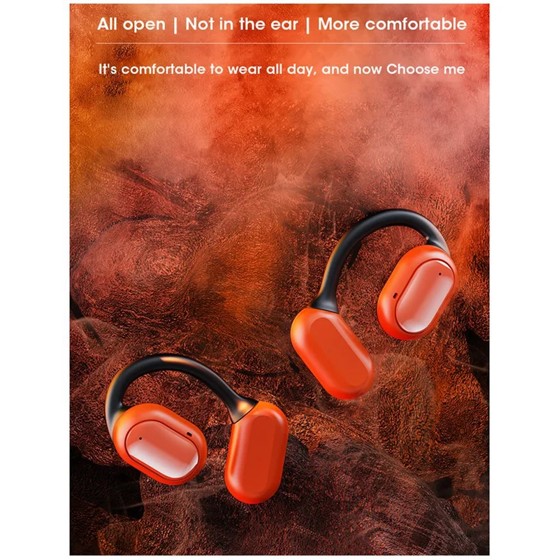 A57G-Беспроводные наушники Bluetooth 5,3, водонепроницаемые спортивные наушники с шумоподавлением, ушные крючки, стереогарнитура для телефона