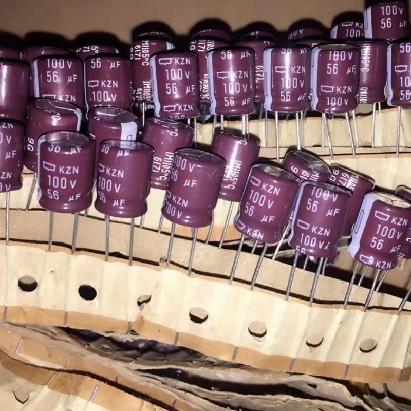 10PCS 56UF 100V Black Diamond Capacitor 100V 56UF High Frequency Low Resistance