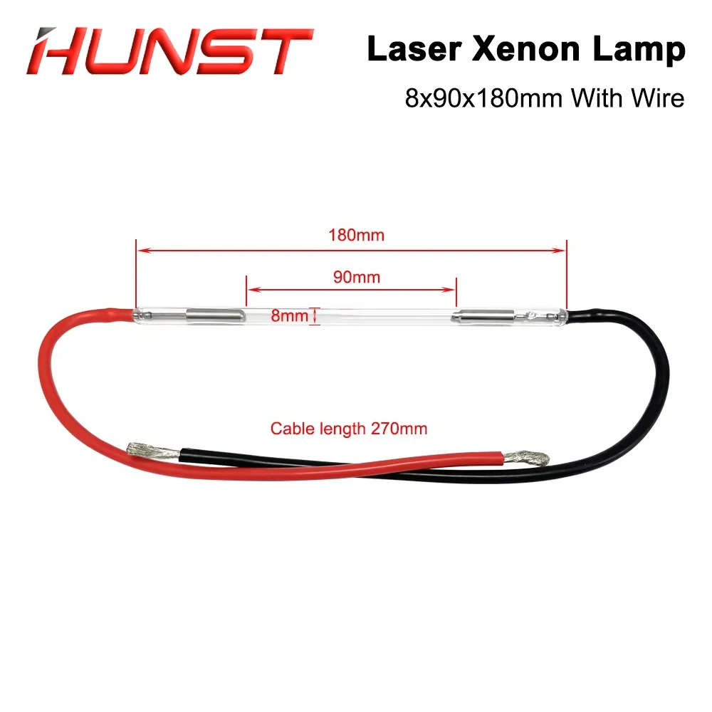 HUNST Laser Welding Machine Beauty Instrument Xenon Lamp 8x90x180mm Hair Removal Accessories