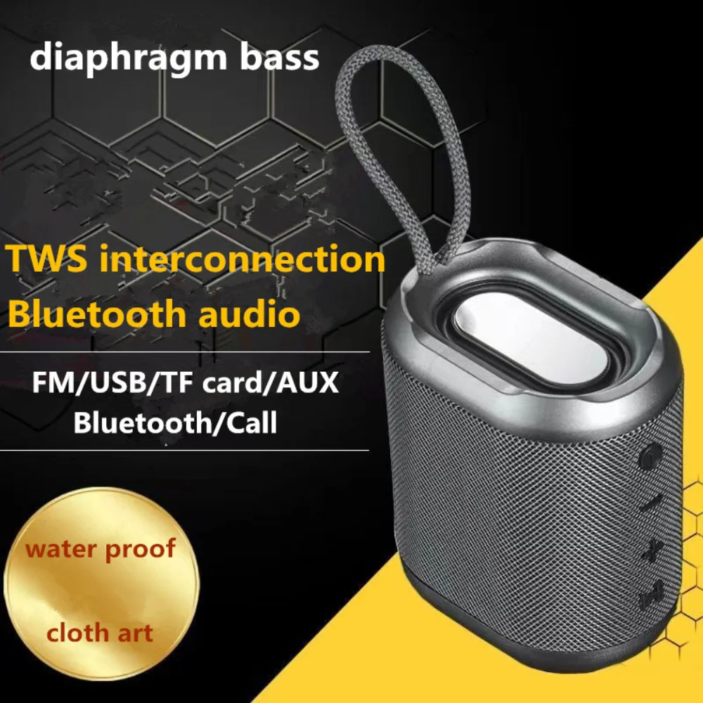 

Waterproof bluetooth speaker super long battery life large volume outdoor radio stereo subwoofer wireless bluetooth speaker