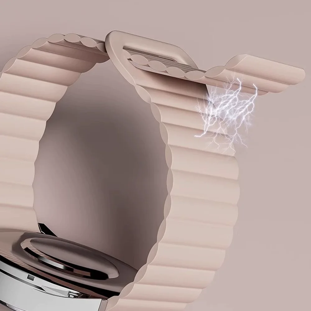 حزام مغناطيسي من السيليكون الناعم لساعة Xiaomi Smart Mi band 9 pro/8 pro حزام بديل سوار رياضي كوريا Redmi Watch 4 5 6 band