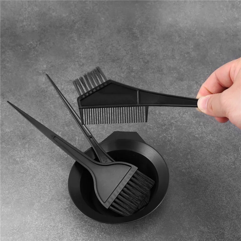 【COUPON!】10 Set Hair Color Dye Bowl Comb Brushes Tool Kit Set Tint Coloring