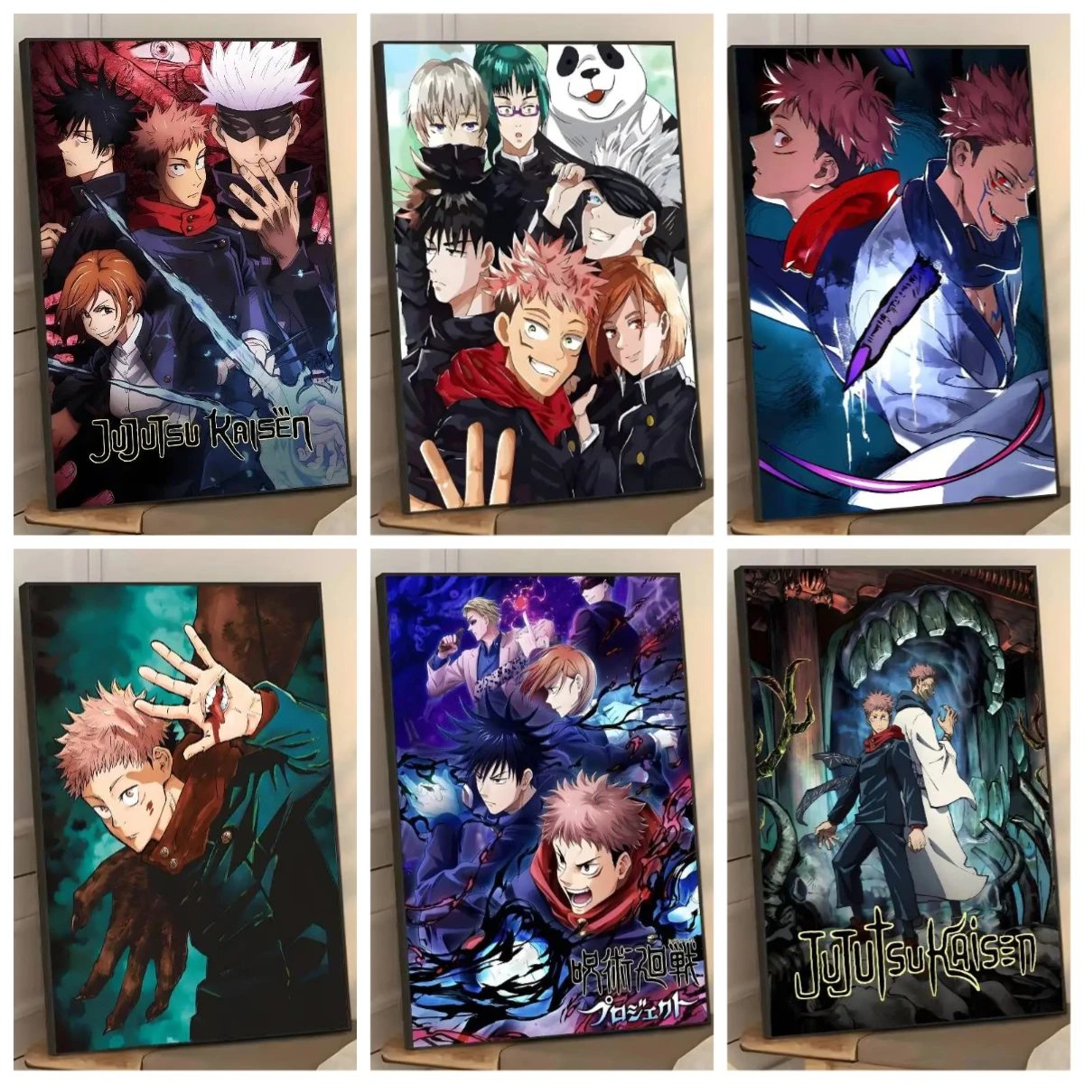 Adult Jigsaw Puzzle 500/1000 pcs Puzzle  Anime j-Jujutsu k-Kaisen Paper Puzzle Decorative Painting Exercise Brain Thinking