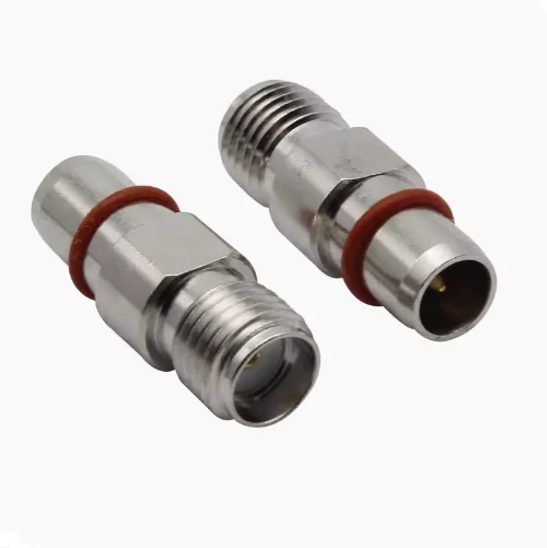 2pcs SMA Female to BMA Male RF Coaxial Adapter Straight RF Connectors