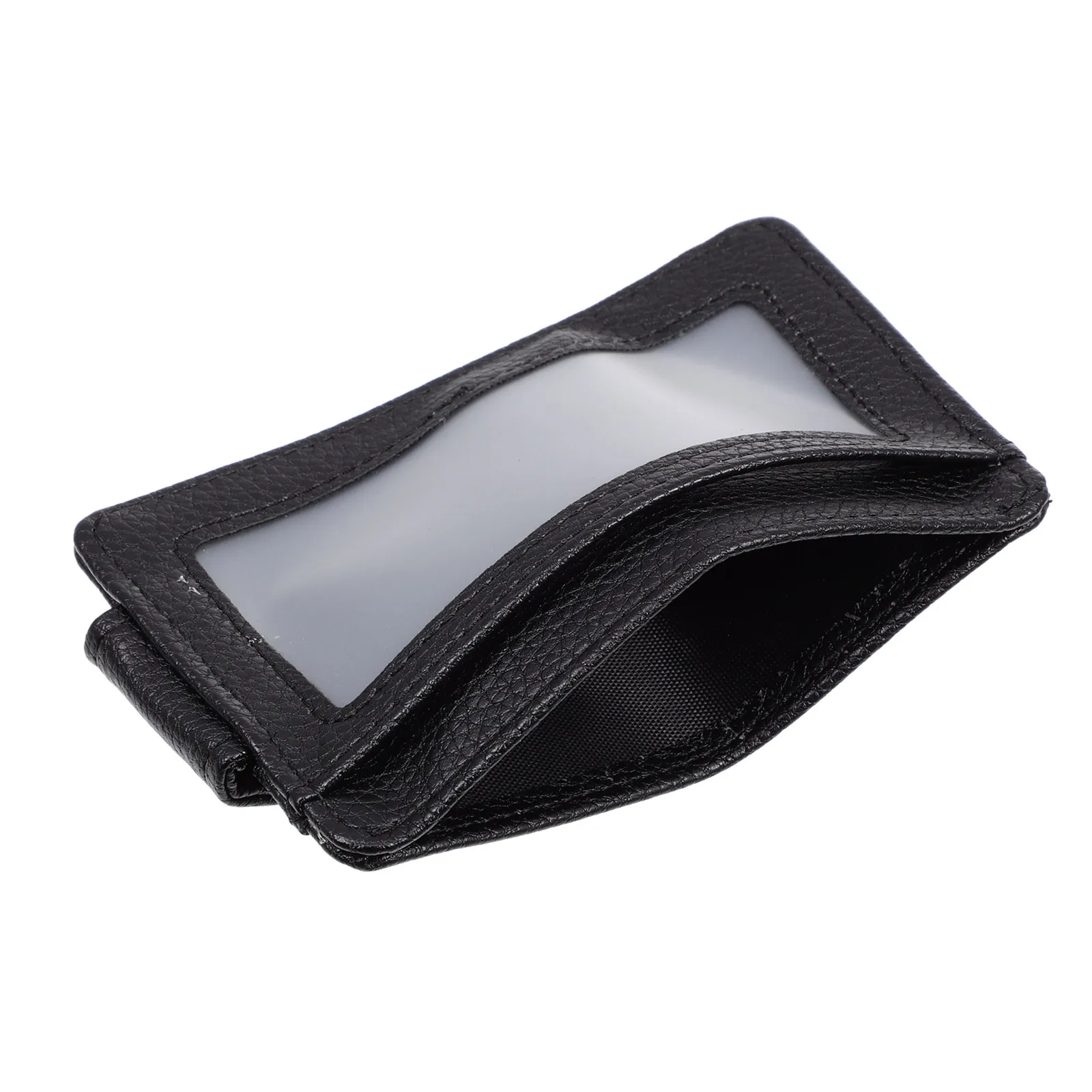 

Men'S Card Holder Wallet Pu Compact Lightweight Credit Cards Bag Id Cards Pouch For Travel Outdoor Storage