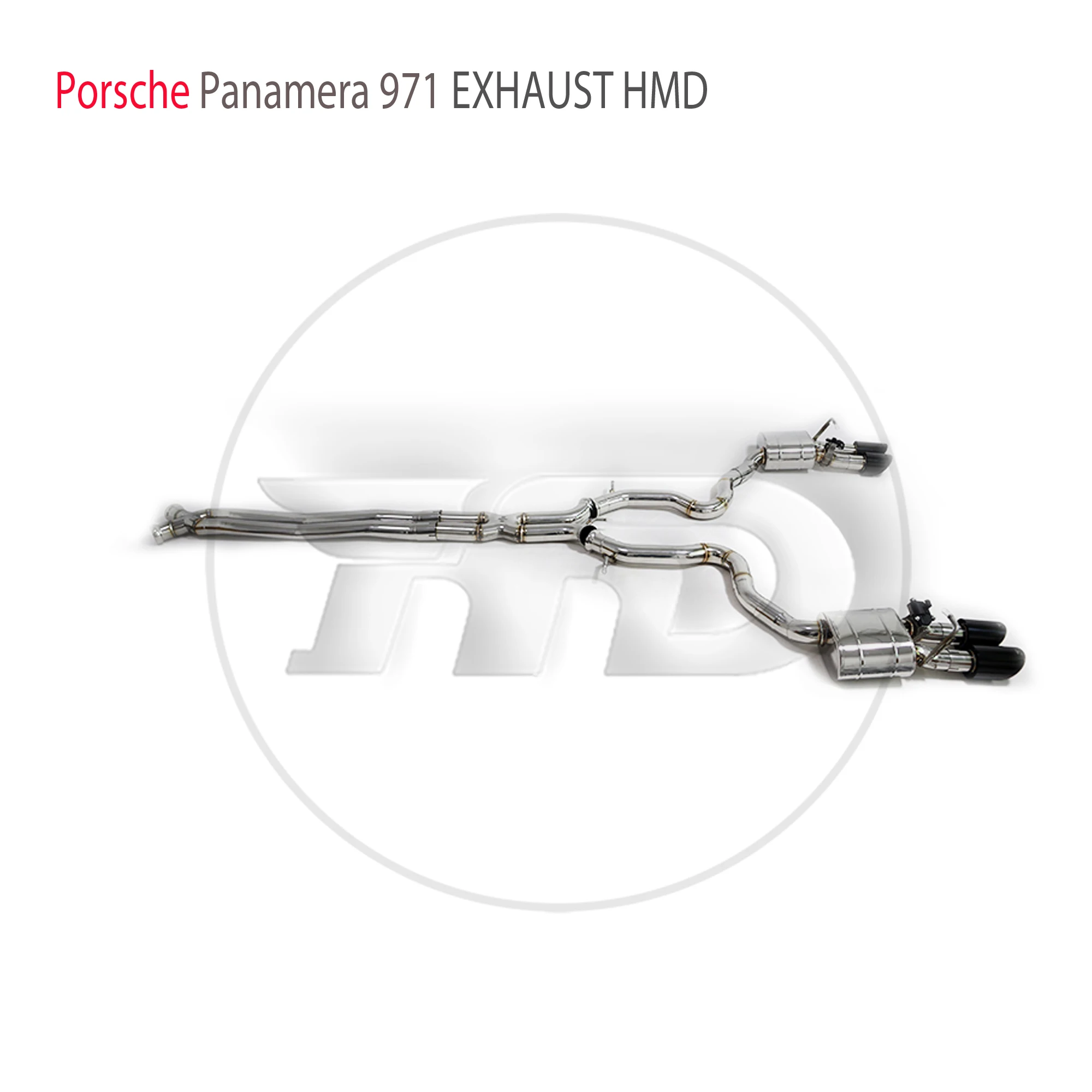 HMD Stainless Steel Exhaust System Performance Catback For Porsche Panamera E-Hybrid 971 2.9T Car Electronic Valve Muffler