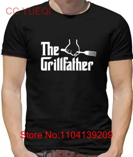 The Grillfather Mens TShirt  Barbecue  Cooking  The Godfather  Parody long sleeves