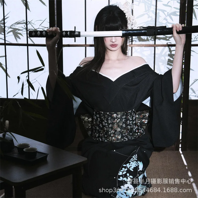 New Improved Japanese Kimono Traditional Dress Photo God Girl Photo Location Travel Photography Clothing