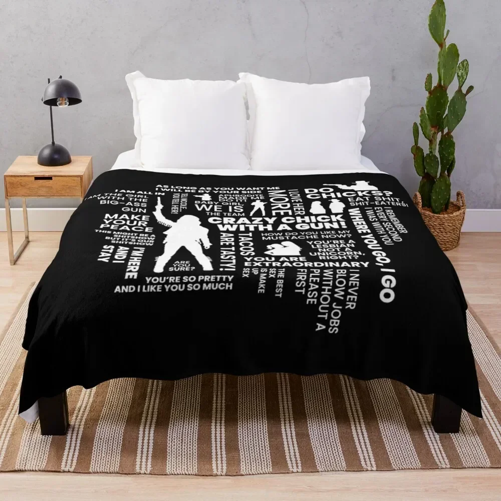 

Wynonna Earp Word Cloud Throw Blanket Soft Comfort Blanket for Reading Watching TV