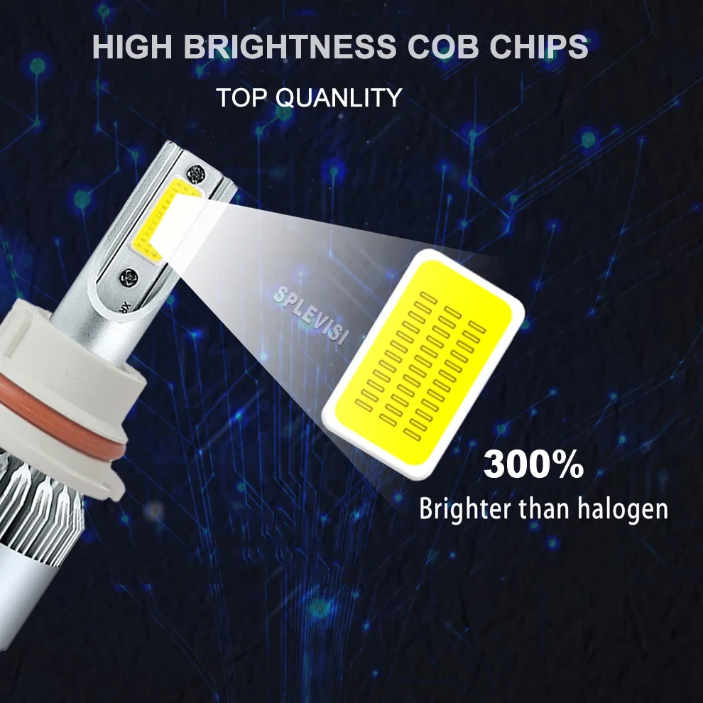 12v LED Lights Bulbs 6000K 45W Car Lights LED Headlighs For Ford Ranger 2001 2002 2003 2004 2005 2006 2007 2008 2009 2010 2011