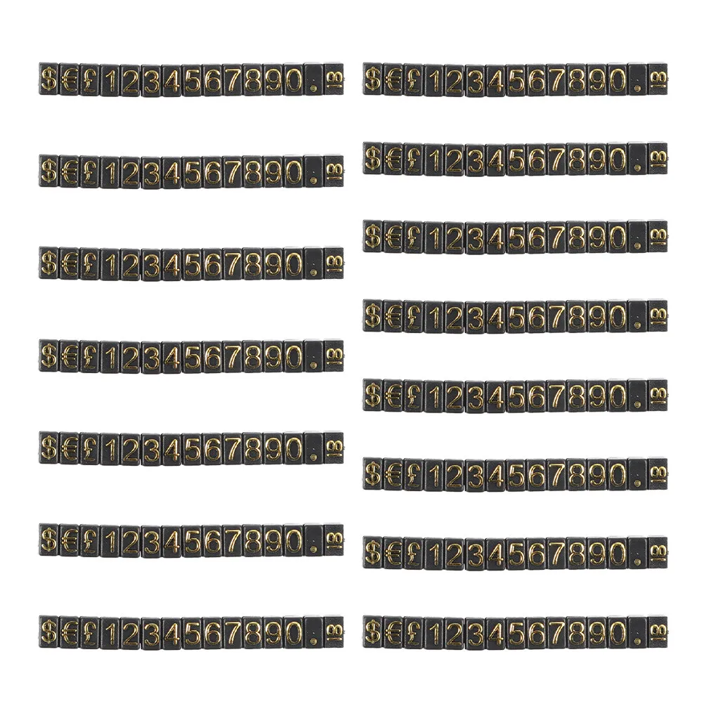 

15pcs Adjustable Price Display Cube For Jewelry Watches Fruits Vegetables Cosmetics Clothing Wine Bakery Retail Counter Price