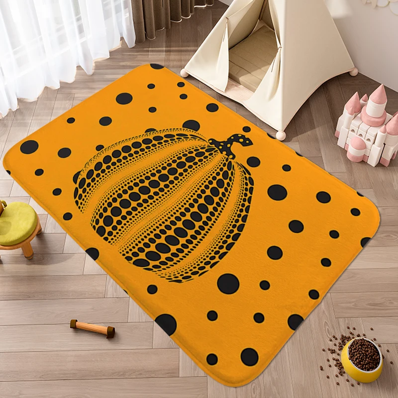 

Washable Non-slip Rug A-Kusamas Aesthetic Useful Things for Home Decorations Mat for Hallway Carpet Entrance of House Rugs Baths