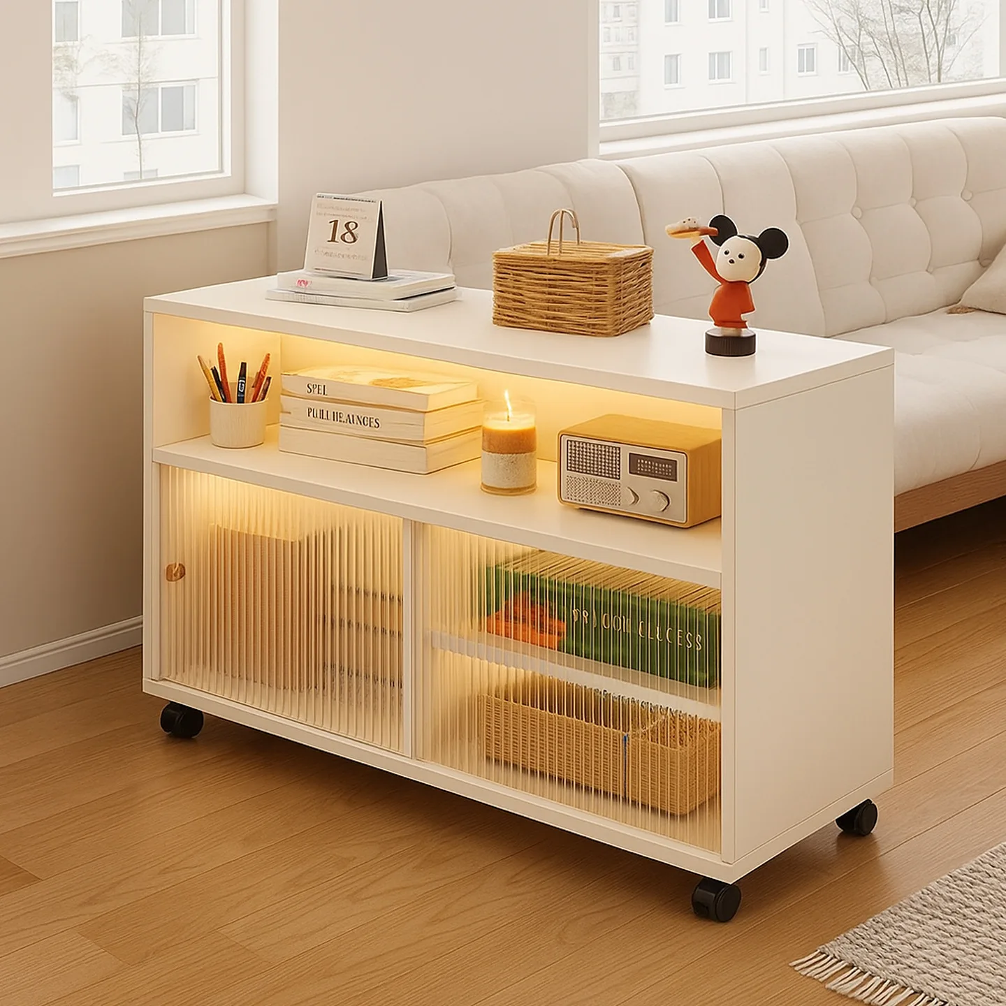 Cabinet storage cabinet, modern minimalist living room wall-mounted integrated side cabinet, storage cabinet, home dining side c