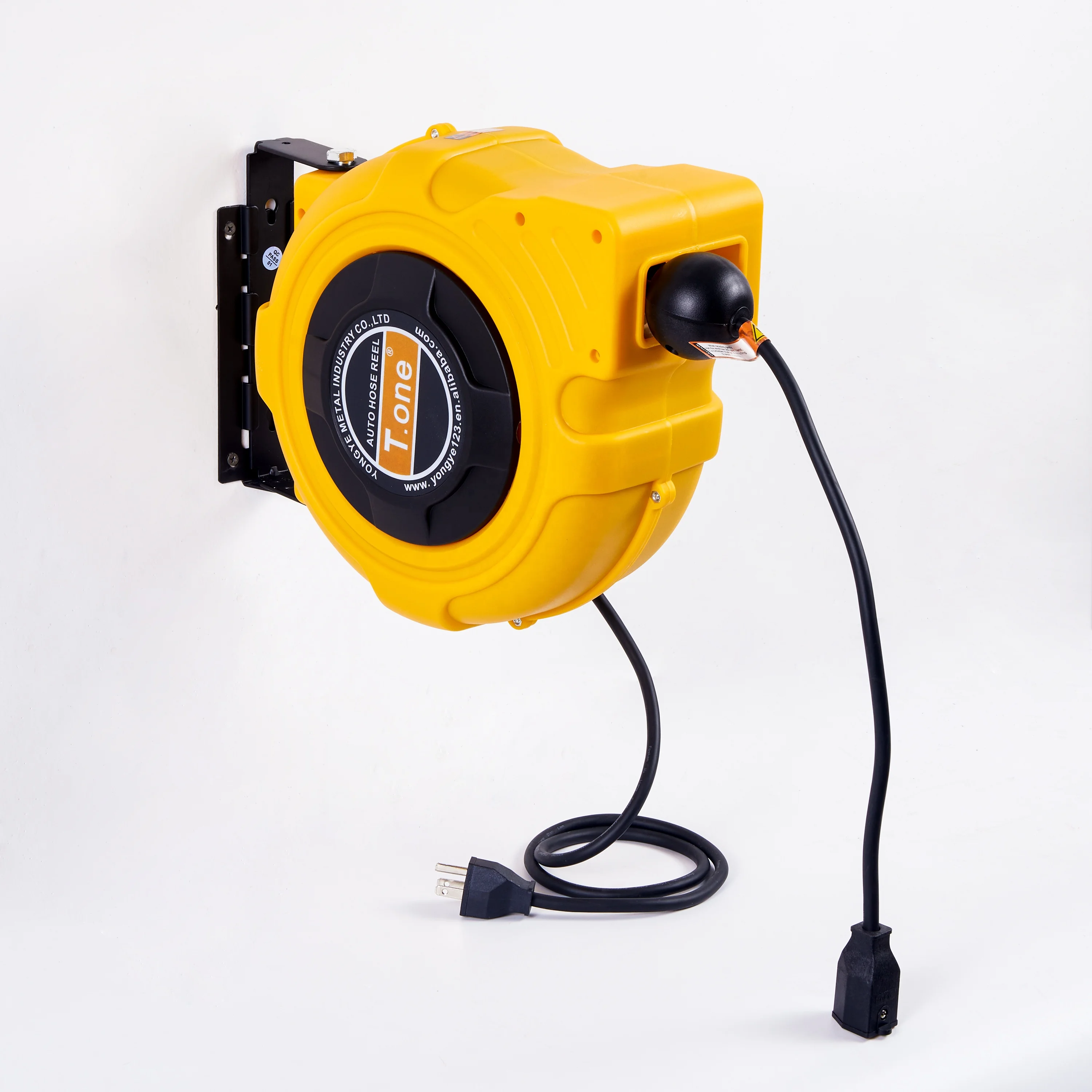 Cable Cord Reel Drum Wall Mounted Retractable Automatic Hose Reel Car Wash Equipment Electric Hose Reel - view 3