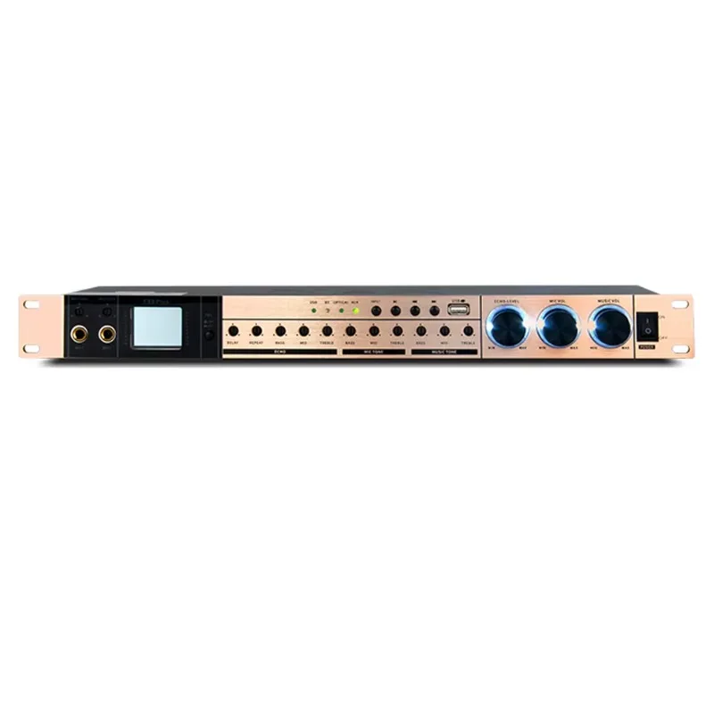 EIF FX9 Bluetoom Preamp Effector Audio Sound Processor Reverb Echo Mixer Built-In Effects Stereo for Stage