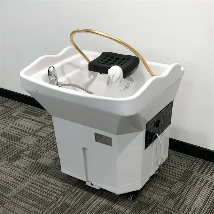 Hair Salon Equipment Shampoo Sink with Plumbing Water