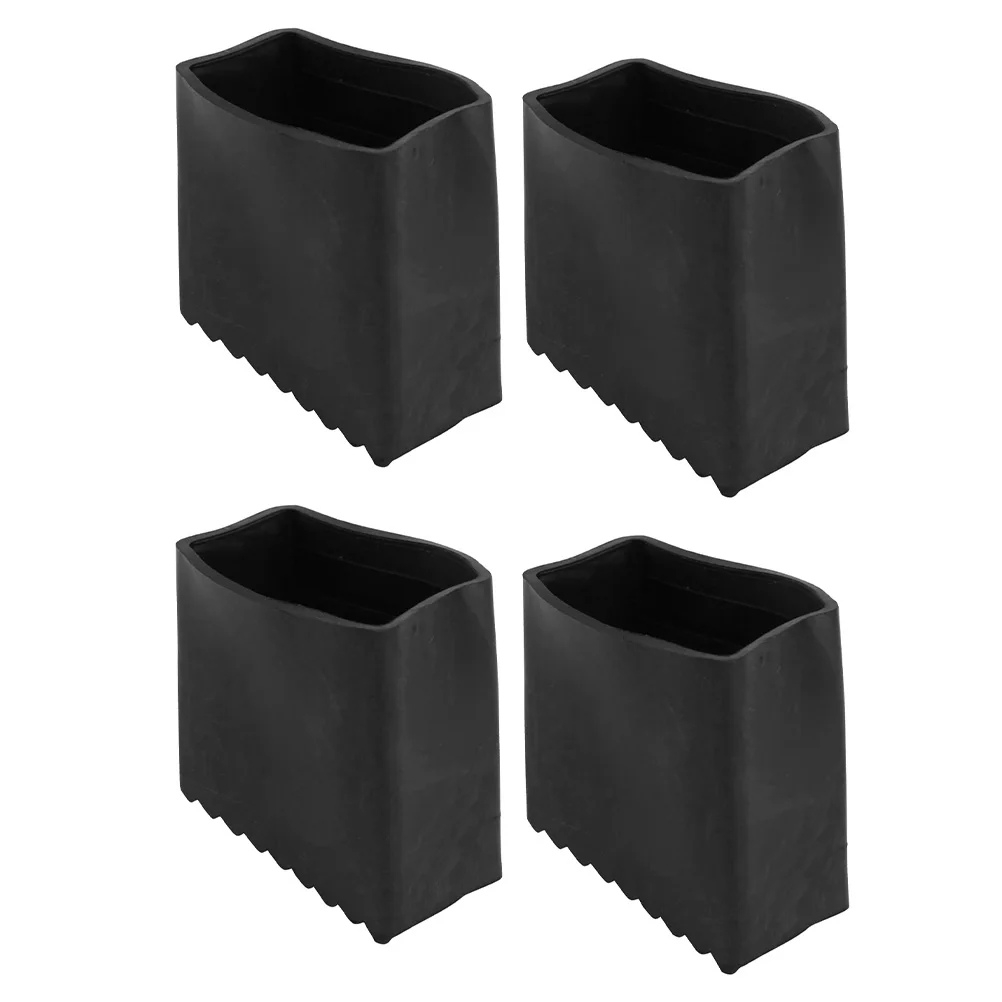 4Pcs Step Ladder Feet Covers Versatile Ladder Leg Covers Non-Skid Ladder Pads Rubber Foot Pad Insulating Foot Sleeve