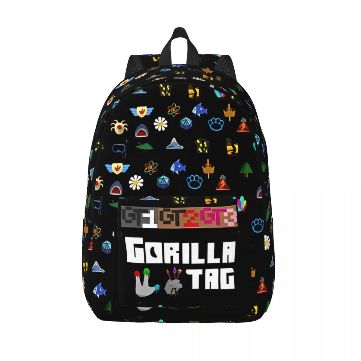 Gorilla Tag VR Gamer Gaming Backpack, Boy Girl, School Bookbag, Hot Games, Canvas Daypack, preescolar Kindergarten Bag